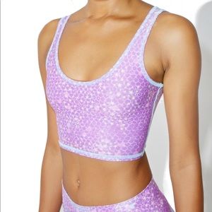 New w / tags Teeki mermaid purple lover tank